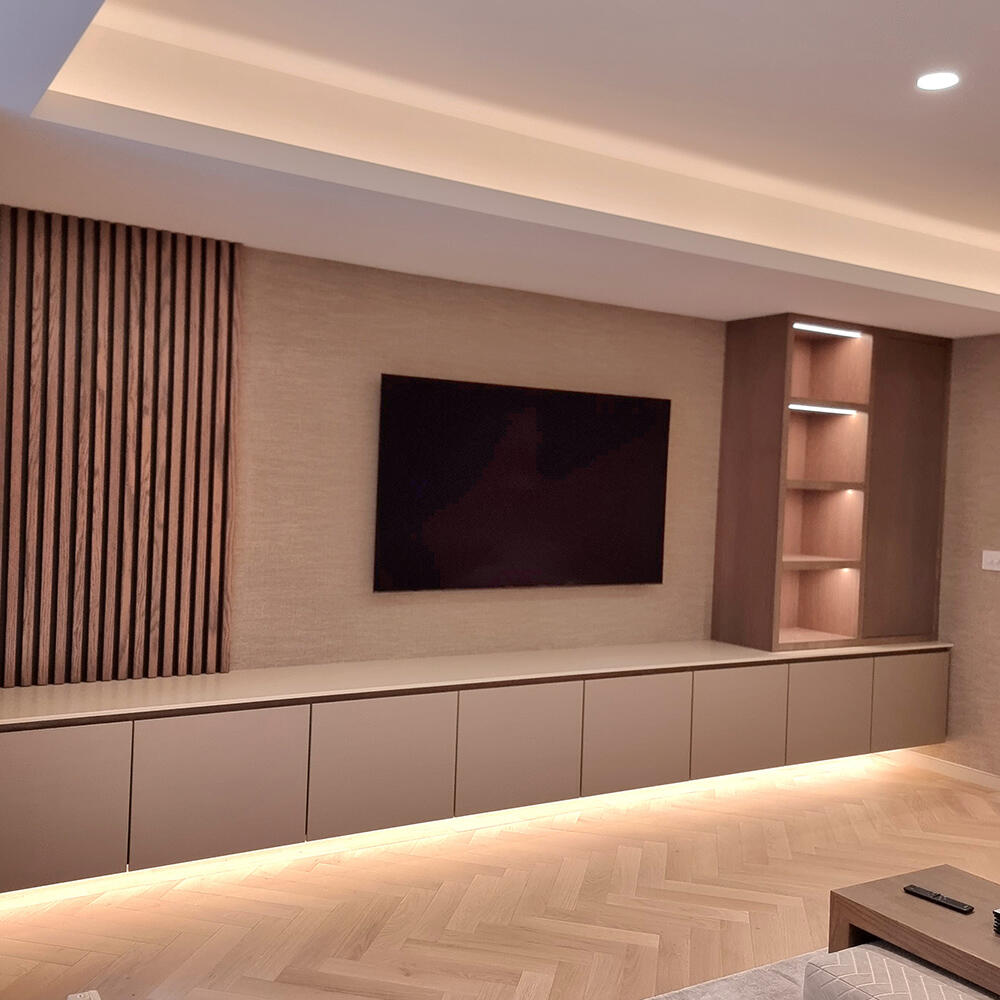 Beyond the Television: Designing Bespoke Luxury Fitted Media Units & Walls for Contemporary Living