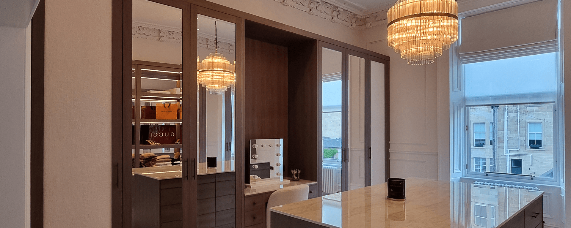 Private Luxury: Bespoke Luxury Fitted Dressing Room Furniture Designed Around You